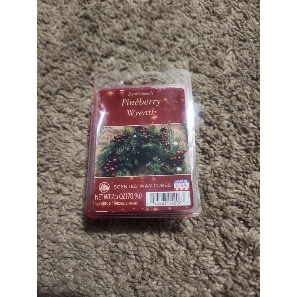 Pineberry Wreath scented wax cubes